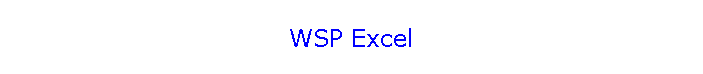 WSP Excel